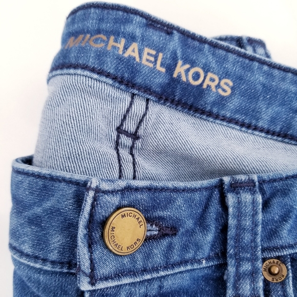 MICHAEL KORS Split-Hem Cropped Flare Denim, 2 - Picture 4 of 6